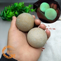 Luminous stone Handball round stone Spherical shape Luminous pearl rough fluorite luminous stone ornaments at night