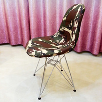 Harajuku Ape tide brand furniture Green camouflage Eames chair Tide house Hotel apartment club furniture