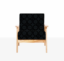 Edison clot black silk trend cartoon cute chair Hipster home Japanese wooden stool seat