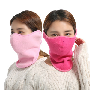 围脖口罩女冬季时尚韩版男女骑车骑行护颈面罩护耳二合一保暖加厚