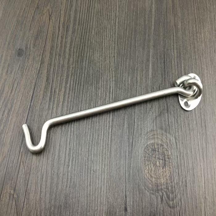 6寸加厚正宗304不锈钢门窗勾 老式防风钩窗钩 推拉门窗搭扣钩配件