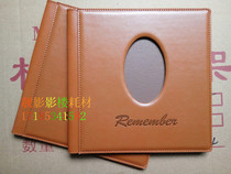Childrens photo album cover leather cover photo studio photo album making materials photo book Baby photo album cover
