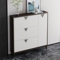New 2020 explosion-style household ultra-thin dump narrow shoe cabinet household door simple modern small apartment wall entrance