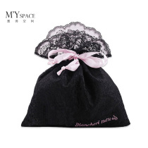 Lace bundle pocket carry-on storage bag travel drawstring drawstring cloth bag erotic lingerie panties supplies finishing bag
