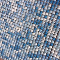 1 cm Crystal Glass Mosaic Tiles Kitchen TV Background Parquet Fish Pool Pool Pool Pool