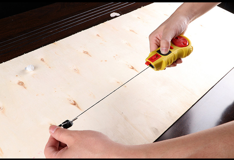 木工电动墨斗电动收线画线器手动半自动全自动款室内装修墨斗