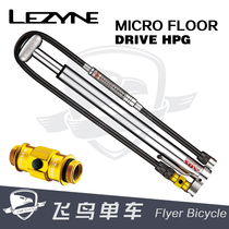 LEZYNE Leiyin pump mountain road bike portable mini high-pressure bicycle air pressure gauge pump 160psi