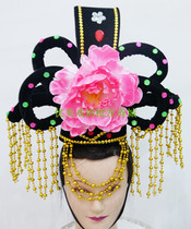 Drama headdress fairy headdress Huadan wig ancient costume wig costume building Miss costume performance noble concubine headdress