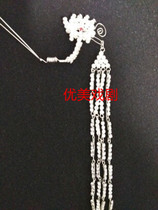 Factory direct sales Beijing Opera head double light rhinestone pick Feng pick extended spike opera water drill face