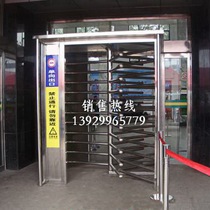 Station entry and exit steel single dressing door One-way exit High revolving door Passenger exit road guide turnstile