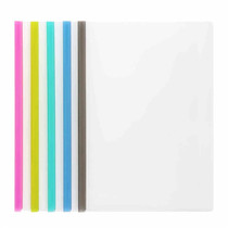 New Del 5536 A4 drawbar clamp Rod clip Rod folder transparent rod clip 5 packs