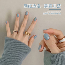 Net red Nail Polish Rubber Nail Polish Meme 2022 New Pop Blue Foggy Grey Blue Light Therapy Micelles Special