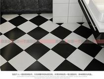 Floor tiles 300*300 black and white tiles kitchen bathroom wall tiles kitchen non-slip floor tiles glazed tiles KTV