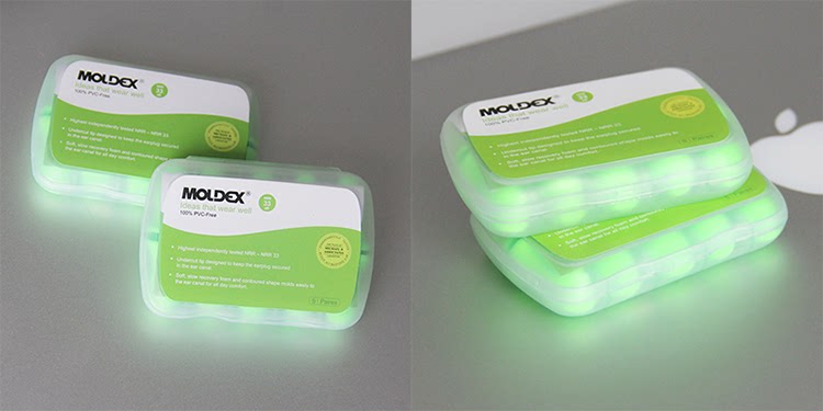 美国moldex隔音耳塞防噪音专业睡觉防呼噜超静音男女睡眠学习降噪_7折