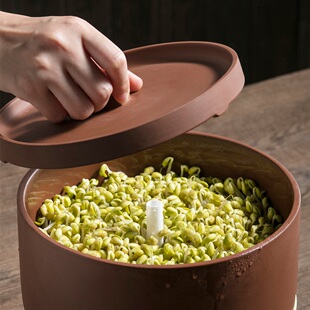 bear smart bean sprouts machine household automatic small growth yellow mung bean sprouts artifact earthenware purple sand bean sprout pots