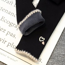 Girls leggings are fashionable and fashionable plus velvet spring and winter large medium and small childrens elastic thickening pants baby