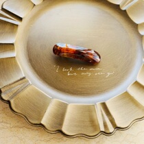 South Korea Gate Port Wind Chic Brief Retro Hawksbill Turtle Color Hairpin Clip Lined Clip