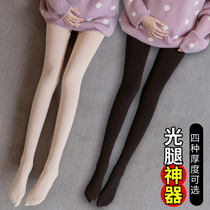 Pregnant women leggings stockings Autumn and winter thin velvet tights plus fat plus size 200 pounds spring and autumn high elastic foot socks