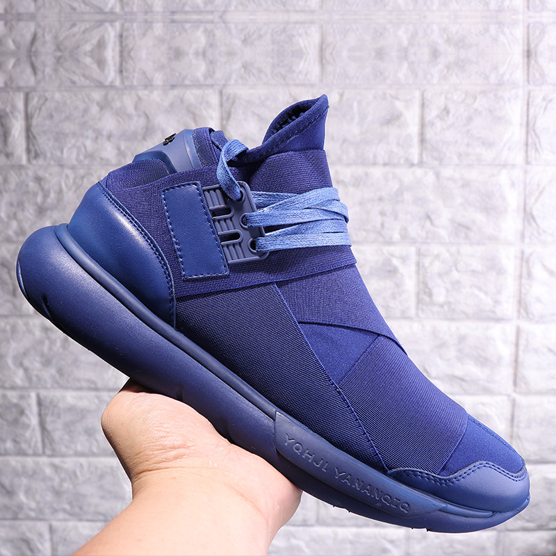 adds y-3黑武士y3男鞋真皮运动休闲鞋女韩版跑步鞋透气忍者鞋潮_5折