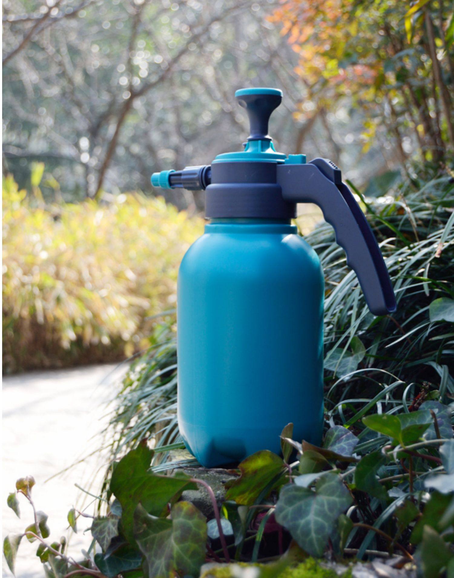 家用气压浇花喷壶2l高压喷水壶喷雾瓶园艺洒水壶消毒喷雾器加厚-绿友