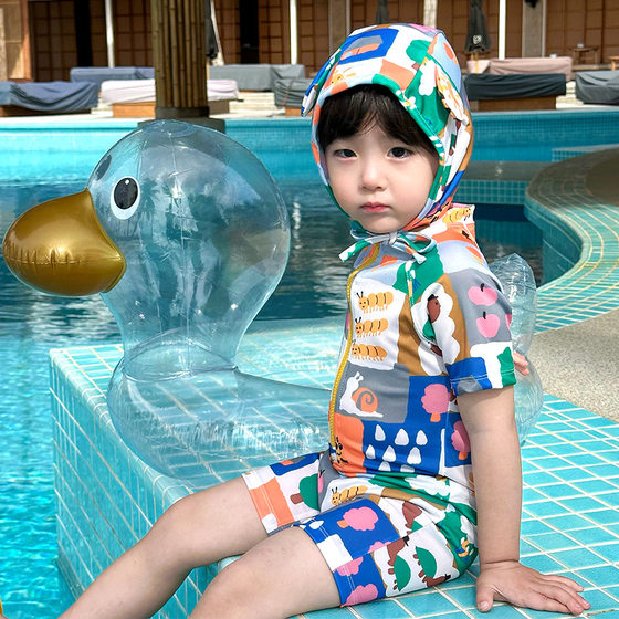 Boy one-piece swimsuit children cartoon color-blocking quick-drying swimsuit Korean boy baby hot spring vacation swimsuit
Boy one-piece swimsuit children cartoon color-blocking quick-drying swimsuit Korean boy baby hot spring vacation swimsuit
