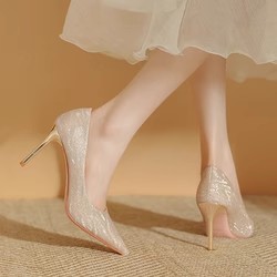 This is also great to see ~ VIMI GREAT method main wedding shoes not tiring senior feel the bride high heel shoes-Taobao