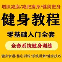 Fitness Tutorial Complete Teaching Private Coach Teaching You Zero Basic Fitness Fitness Program Muscle Exercise Video Class