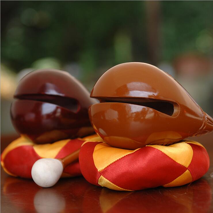 木鱼香樟木佛教用品道教法器引磬击打乐器精雕木佛具