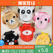 Pet flannel dog clothes small dog cat and cat autumn warm Teddy Bo Meibi Bear Autumn Spring Cute Tide Brand