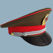 Retired new inventory collection souvenirs eight-seven style 87 type land dry green yellow fan liding big eaves cap emblem