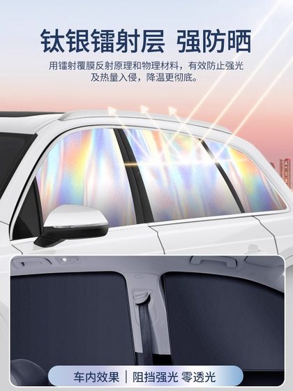 새로운 레이저 화려한 자석 선수 차 자동차 선광 불투명 티타늄은 반사 선샤이드 자동차 측면 커튼 새로운 레이저 화려한 자석 선수 차 자동차 선광 불투명 티타늄은 반사 선샤이드 자동차 측면 커튼