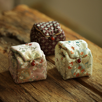 Fan Yue thickened cotton hemp Kung Fu tea cup Master cup storage bag Small cloth bag Express cup Travel tea bag bag