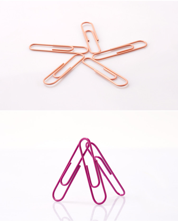 never品牌彩色回形针锁针别针区别针回形针盒u型针回形针包夹