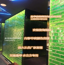 Jinghua rectangular glass brick creative custom factory direct sales interior color partition wall bathroom transparent entrance curtain wall