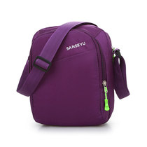 Cross-vertical bag Casual sports single shoulder bag male and female Nylon skewed bag strand straddling female Oxford bag bag