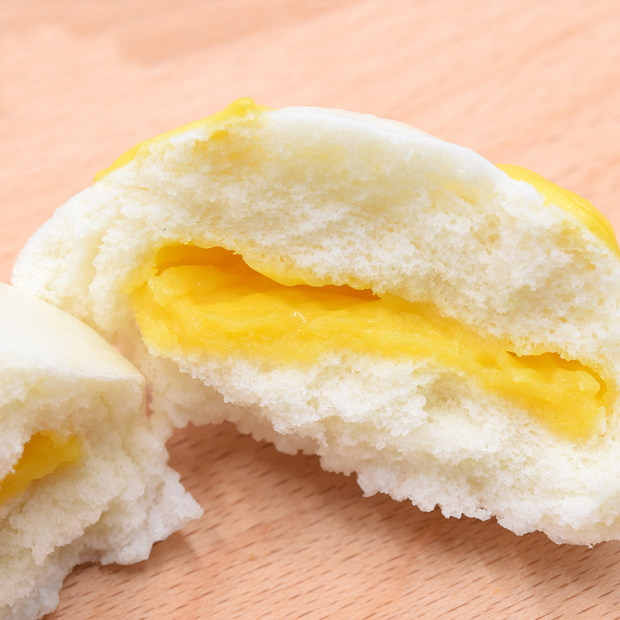 上海中饮食品巴比馒头猪猪奶黄包成品面点冷冻早点早餐50g*30个