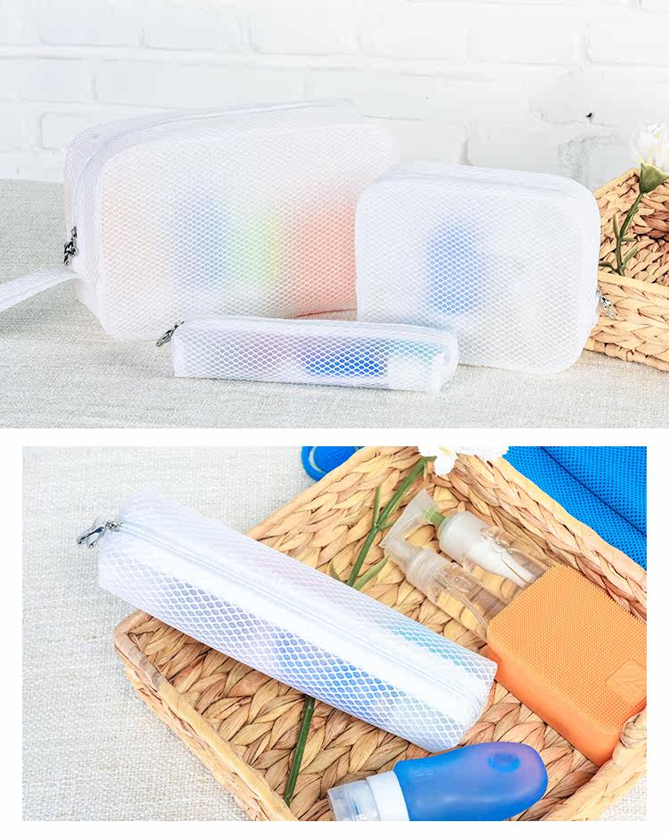 说走就走牙具袋透明防水洗漱包女 旅行防水牙刷盒牙刷收纳袋