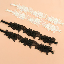 Invisible underwear shoulder strap can be worn on the outside non-slip anti-off sexy bra accessories transparent cloth strap ruffle