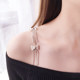 ສາຍບ່າ underwear invisible rhinestone anti-slip ງາມ back bra accessories removable and adjustable exposed transparent shoulders for women