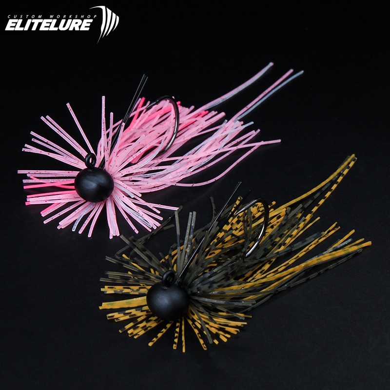 Elitelure Elite Elliot Jig beard Lua fake bait anti-hung bottom lead hook bait fishing bass bait