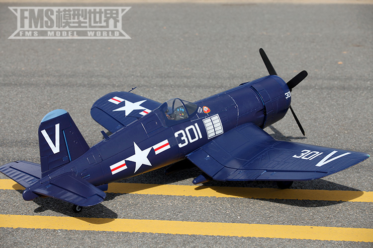 fms 1700mm f4u 海盗 遥控模型飞机 像真飞机 航模 超大尺寸_7折现价