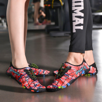 Gym indoor sports shoes treadmill shoes Mens spinning cycling shoes Skin-tight yoga shoes Womens skipping soft shoes