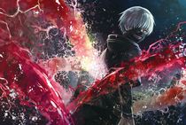 1000 pieces of wood puzzle anime landscape adult decompression artifact childrens educational toy Tokyo Ghoul