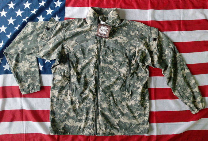 美国进口ecwcs gen iii l4 ucp/acu迷彩软壳夹克男式户外夹克