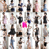 Sexy underwear sexy show transparent pajamas ancient night dresses temptation passion tease open file temptation female uniform