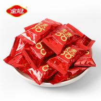 Golden Crown Corn Fudge Happy Word Packaging Wedding Candy Wedding Candy Bulk 500g Snack Fruit Flavored Fudge