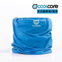 Coolcore cycling running mountaineering windproof sweat suction breathable cooling sunscreen magic headscarf men and women outdoor neck cover