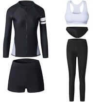 Korean couple set surf long sleeve swimsuit male sunscreen trousers snorkeling split quick-drying jellyfish diving suit women