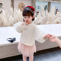 Baby sweater 2020 Autumn new children Foreign style Net red coat girl loose long sleeve children tide coat