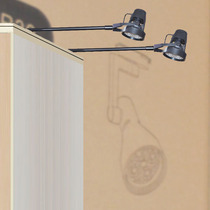 Cabinet top long arm lamp shell with E27 screw mouth Clothing store exhibition hall image wall background light Exhibition exhibition spot light